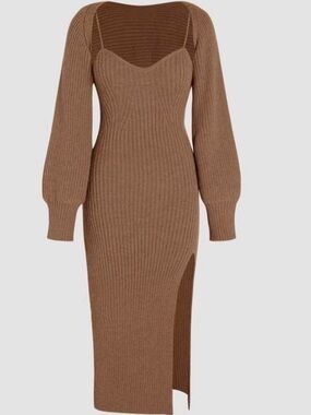 Cider Men’s Coffee Brown Knit Sweater Pullover